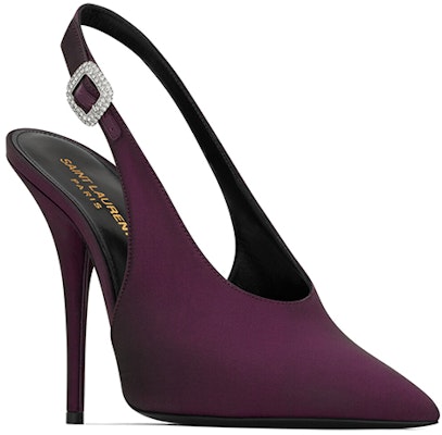 (W) Saint Laurent Yasmeen 'Slingback Ungu' 742038AAB3S6150 Lookbook (W) Saint Laurent Yasmeen 'Slingback Ungu' 742038AAB3S6150