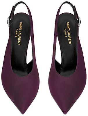 (W) Saint Laurent Yasmeen 'Slingback Ungu' 742038AAB3S6150 Shop (W) Saint Laurent Yasmeen 'Slingback Ungu' 742038AAB3S6150
