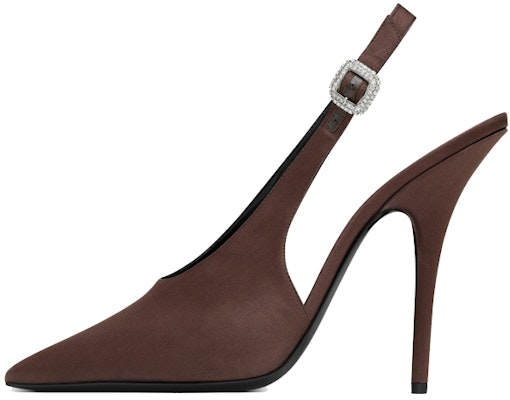 (W) Saint Laurent Yasmeen 'Satin Marrón' 7420381UUNN6023 Buy (W) Saint Laurent Yasmeen 'Satin Marrón' 7420381UUNN6023