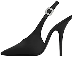 (Women) Saint Laurent Yasmeen Slingback Pumps 'Black' 742038F14NN1000 (Women) Saint Laurent Yasmeen Slingback Pumps 'Black' 742038F14NN1000