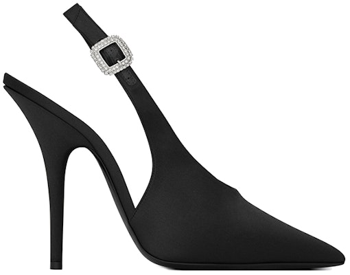 (W) Saint Laurent Yasmeen Tacones Slingback 'Negro' 742038F14NN1000 Order (W) Saint Laurent Yasmeen Tacones Slingback 'Negro' 742038F14NN1000