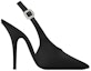 Order (W) Saint Laurent Yasmeen Tacones Slingback 'Negro' 742038F14NN1000