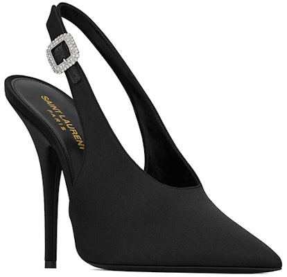 (W) Saint Laurent Yasmeen Tacones Slingback 'Negro' 742038F14NN1000 Lookbook (W) Saint Laurent Yasmeen Tacones Slingback 'Negro' 742038F14NN1000