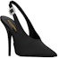 Lookbook (W) Saint Laurent Yasmeen Tacones Slingback 'Negro' 742038F14NN1000