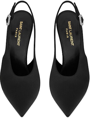 (W) Saint Laurent Yasmeen Tacones Slingback 'Negro' 742038F14NN1000 Shop (W) Saint Laurent Yasmeen Tacones Slingback 'Negro' 742038F14NN1000