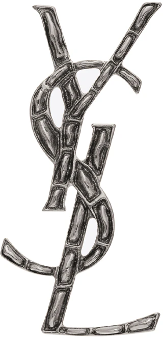 women-saint-laurent-ysl-bamboo-letter-logo-brass-brooch-silver-470371-y15008142