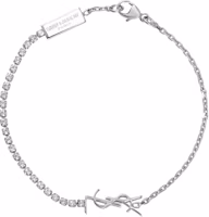 Order (Women) Saint Laurent YSL Brass Crystal Bracelet for Women. 712345Y15268162