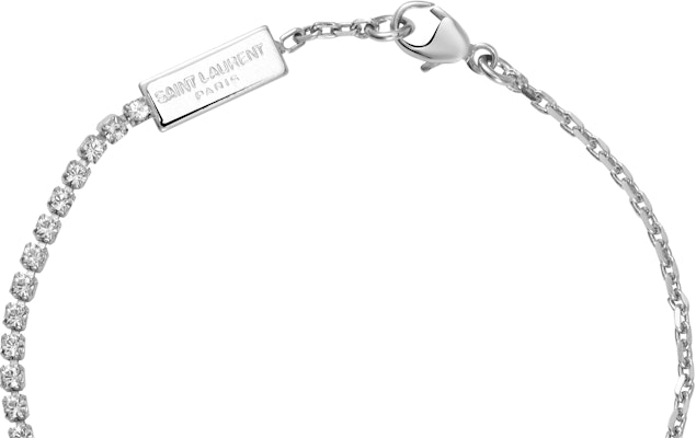 (W) 생로랑 YSL 여성용 브라스 크리스탈 팔찌. 712345Y15268162 Purchase (W) 생로랑 YSL 여성용 브라스 크리스탈 팔찌. 712345Y15268162