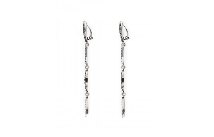 (Women) Saint Laurent YSL Heart-Shaped Clip-On Earrings Silver 925 Silver Earrings 584228Y1526-8368 圖 3