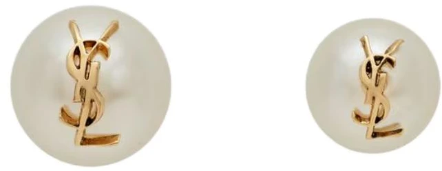 women-saint-laurent-ysl-logo-pearl-earrings-gold-beige-691563-y15269018