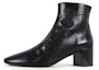 Buy (Women) Saint Laurent Zip Leather Ankle Boots 'Black' 5003120MI001013