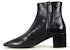 (Women) Saint Laurent Zip Leather Ankle Boots 'Black' 5003120MI001013