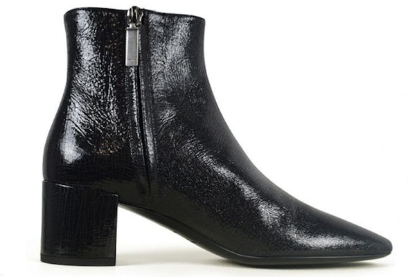 (Women) Saint Laurent Zip Leather Ankle Boots 'Black' 5003120MI001013 Lookbook (Women) Saint Laurent Zip Leather Ankle Boots 'Black' 5003120MI001013