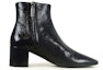 Lookbook (Women) Saint Laurent Zip Leather Ankle Boots 'Black' 5003120MI001013
