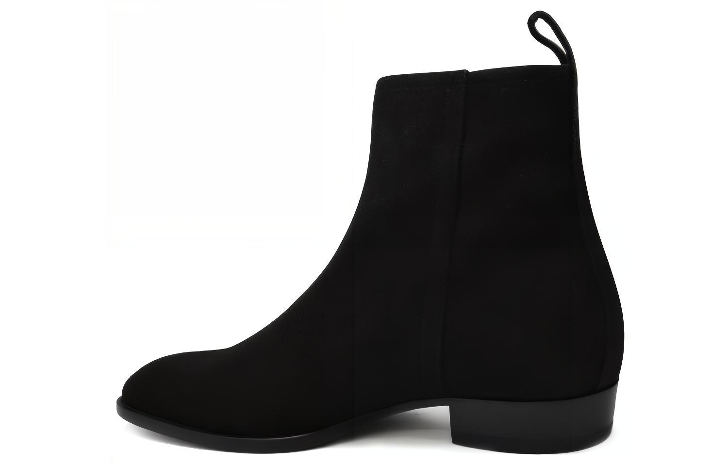 (W) Saint Laurent Zippered Ankle Boot 'Black Suede' 圖 3