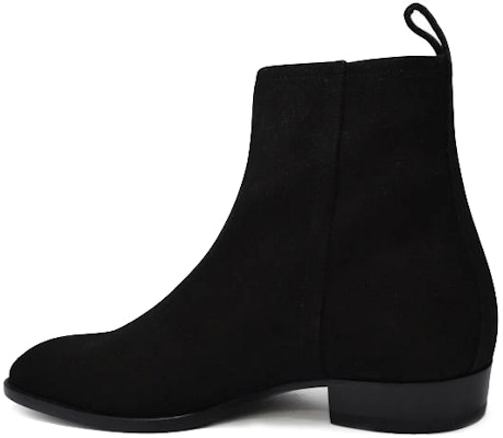 (W) Saint Laurent Sepatu Boot Pergelangan Resleting 'Suede Hitam' 485141D5X001000 Lookbook (W) Saint Laurent Sepatu Boot Pergelangan Resleting 'Suede Hitam' 485141D5X001000