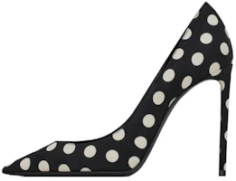 (Women) Saint Laurent Zoe 'Black and White Pointed-Toe Stiletto' 649474AACGH1095 (Women) Saint Laurent Zoe 'Black and White Pointed-Toe Stiletto' 649474AACGH1095