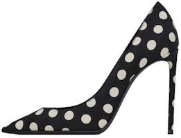(Women) Saint Laurent Zoe 'Black and White Pointed-Toe Stiletto' 649474AACGH1095 (Women) Saint Laurent Zoe 'Black and White Pointed-Toe Stiletto' 649474AACGH1095