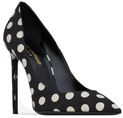 (Women) Saint Laurent Zoe 'Black and White Pointed-Toe Stiletto' 649474AACGH1095 Lookbook (Women) Saint Laurent Zoe 'Black and White Pointed-Toe Stiletto' 649474AACGH1095