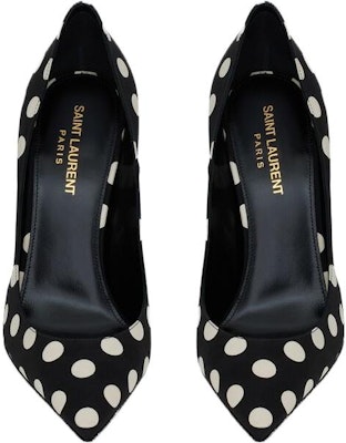 (Women) Saint Laurent Zoe 'Black and White Pointed-Toe Stiletto' 649474AACGH1095 Shop (Women) Saint Laurent Zoe 'Black and White Pointed-Toe Stiletto' 649474AACGH1095