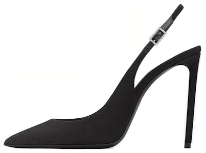 SAINT LAURENT聖羅蘭 Zoe 羅緞 水晶鈕飾 細跟 高筒鞋 10.5cm 女款 黑色 Buy SAINT LAURENT聖羅蘭 Zoe 羅緞 水晶鈕飾 細跟 高筒鞋 10.5cm 女款 黑色