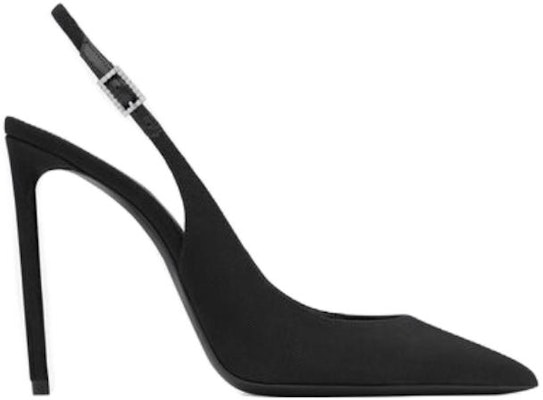 (W) Saint Laurent Zoe 'Hebilla de Cristal Satén' 76294614Q001000 Order (W) Saint Laurent Zoe 'Hebilla de Cristal Satén' 76294614Q001000