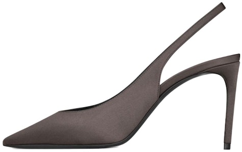 (W) Saint Laurent Zoe 'Stiletto Gris Satinado de Punta Fina' 7468719QN001419 Buy (W) Saint Laurent Zoe 'Stiletto Gris Satinado de Punta Fina' 7468719QN001419