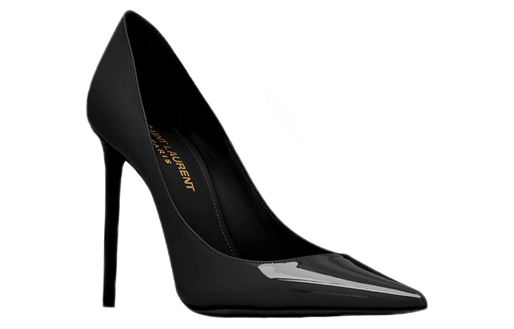 Lookbook (W) Saint Laurent Zoe Talon Haut ''Cuir Vernis Noir Mode'' 5297330NP001000