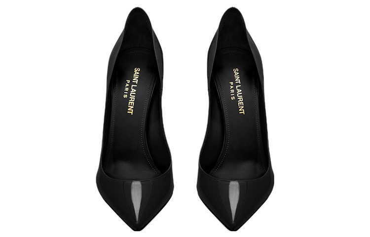 Purchase (W) Saint Laurent Zoe Talon Haut ''Cuir Vernis Noir Mode'' 5297330NP001000