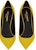 (W) Saint Laurent Zoe Stiletto 'Kuning Hydrangea' 649474AAAKY7203