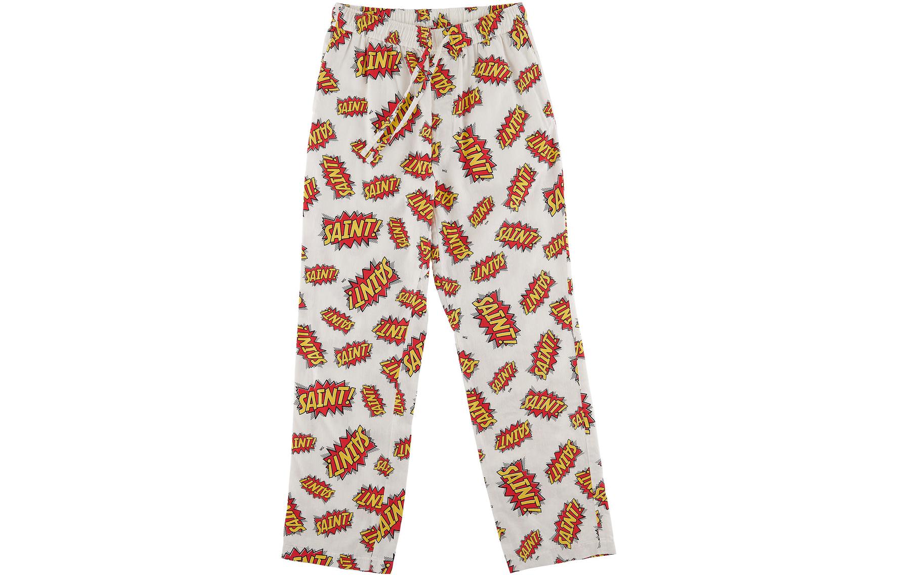 Order (W) SAINT Mxxxxxx FW22 彈性腰直筒休閒褲 多色圖案設計 SM-A22-0000-028