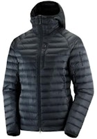 (Women) SALOMON Black Zip-Up High Neck Down Jacket LC2108200 (Women) SALOMON Black Zip-Up High Neck Down Jacket LC2108200
