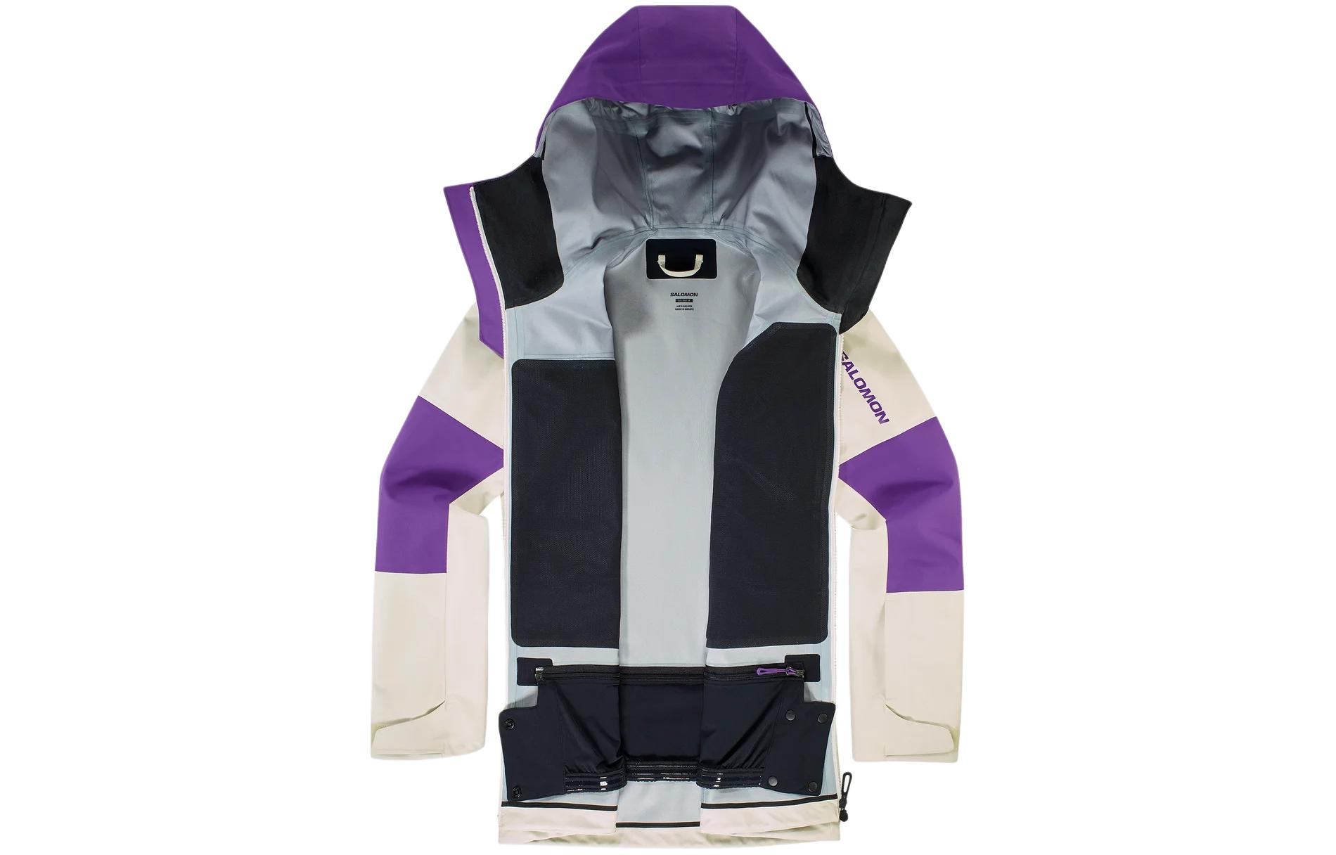 Lookbook (W) SALOMON 拼色拉鏈帽衫外套 - 白色. LC2161200