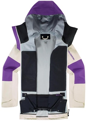 (W) SALOMON 拼色拉鏈帽衫外套 - 白色. LC2161200 Lookbook (W) SALOMON 拼色拉鏈帽衫外套 - 白色. LC2161200