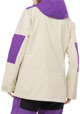 (W) SALOMON 拼色拉鏈帽衫外套 - 白色. LC2161200 Details for (W) SALOMON 拼色拉鏈帽衫外套 - 白色. LC2161200