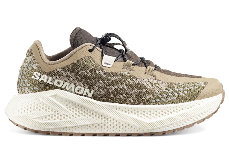 (Women) Salomon Aero Glide 4 GRVL Safari Vanilla Ice L49175300