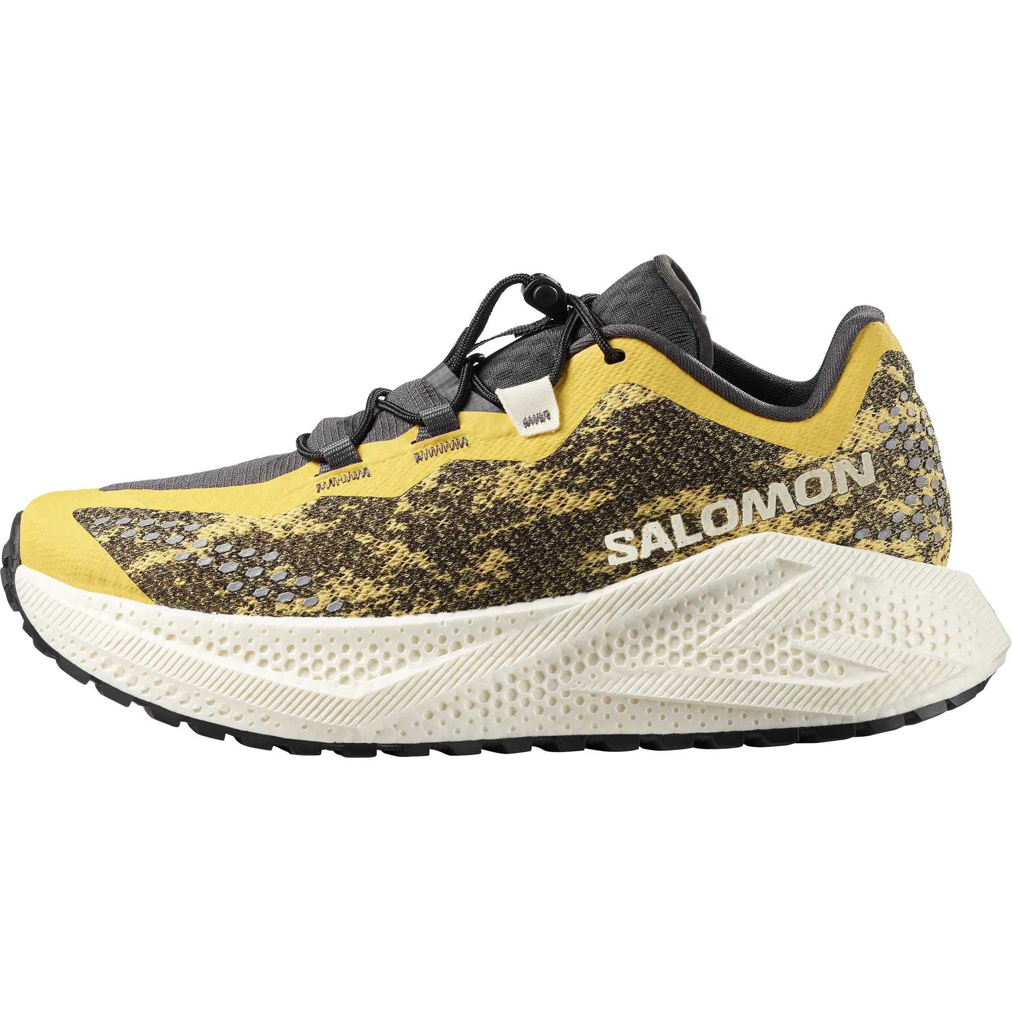(Women) Salomon Aero Glide 4 Lightweight Trail Running Shoes Gravel Tie-Up 492138