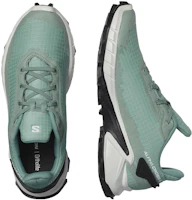 Lookbook SALOMON薩洛門 Alphacross 4 簡約舒適 減震耐磨 低筒 跑步鞋 女款 綠色