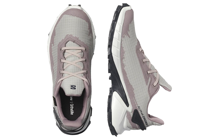 Shop (W) 萨洛蒙 Alphacross 4 Gore-Tex '白紫' 417232