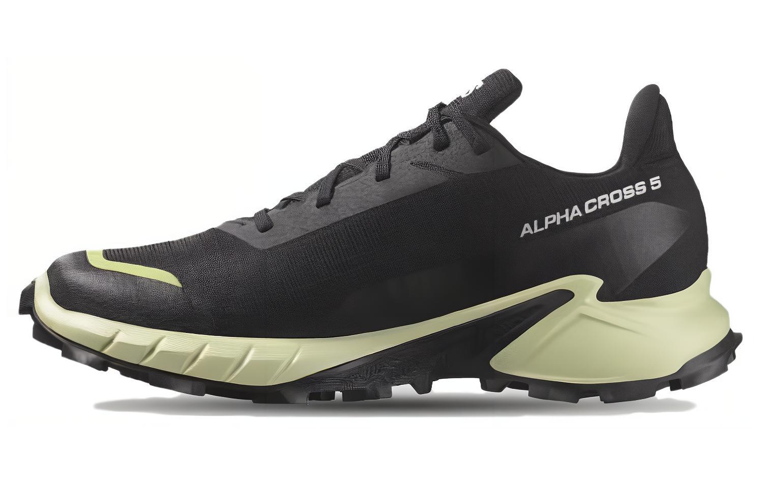 (Women) Salomon Alphacross 5 GTX 'Black Green' 474606