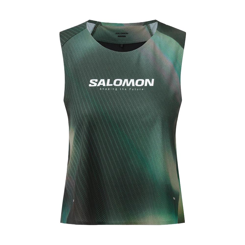 (Women) Salomon Beige Trail Grit Simple Stylish Comfort Sports Vest. LC2801100