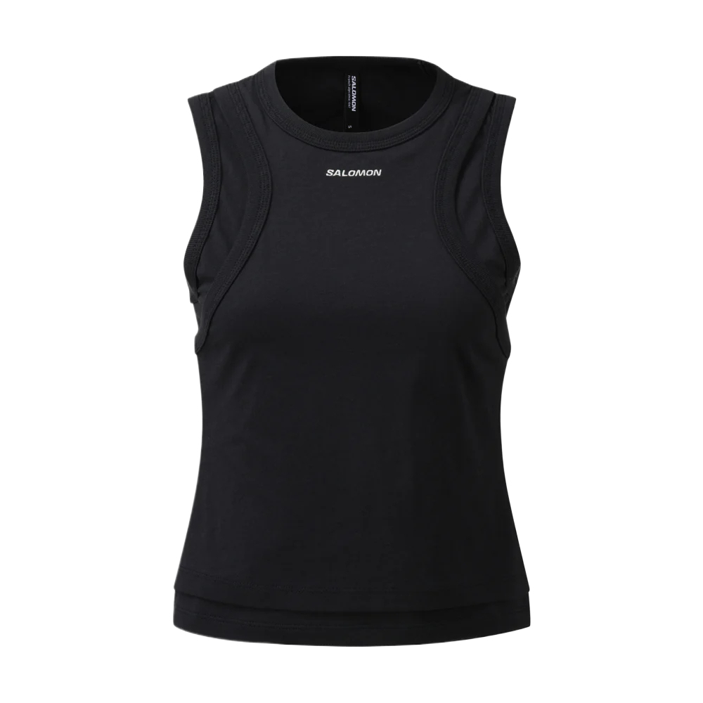 (Women) Salomon Breathable Cotton Tank Top with Layered Design. LD0070200