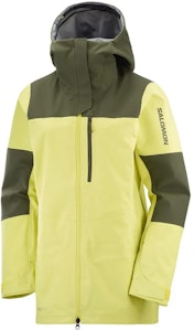 (W) Salomon 拼色防水连帽风衣夹克 - 黄色 LC2161300 Buy (W) Salomon 拼色防水连帽风衣夹克 - 黄色 LC2161300