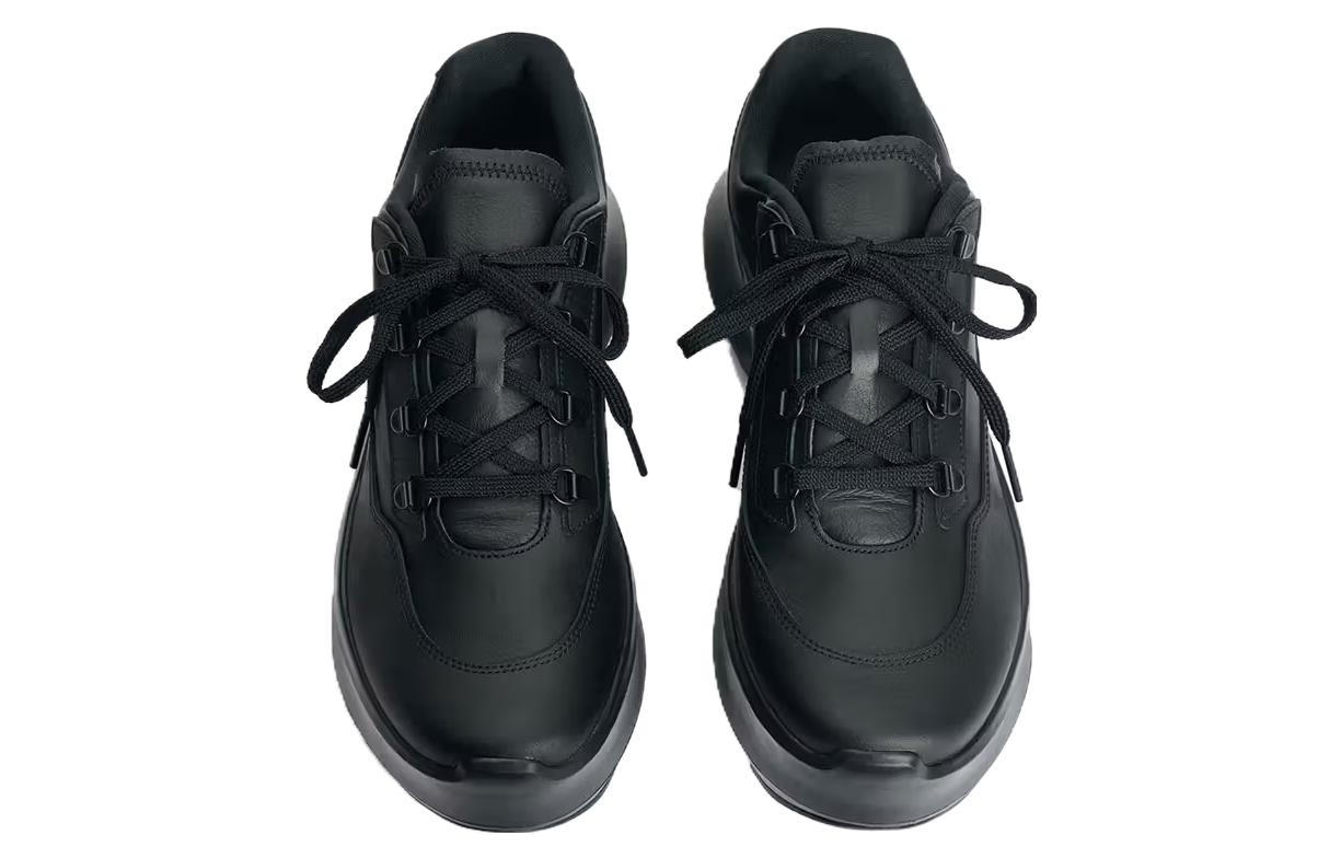 Shop (W) Salomon COMME des GAR有皮革厚底鞋 '黑色' 473579