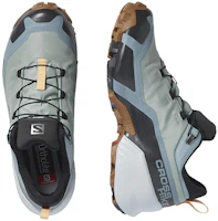Lookbook Salomon Cross Hike Gore-Tex 舒適耐磨戶外鞋 女款 黑灰色