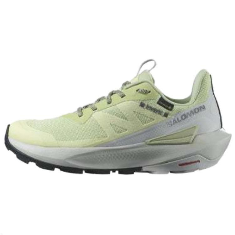 (Women) Salomon Elixir ACTIV GTX Green Low-Top Slip-Resistant Outdoor Shoes. L47456300