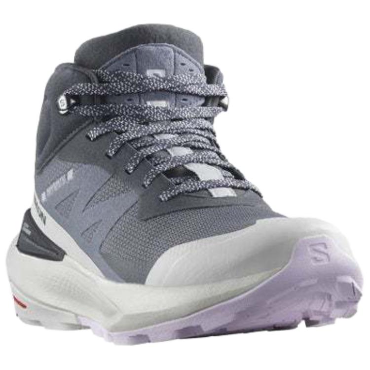 Lookbook (W) Salomon Elixir Activ Mid GORE-TEX 'India Ink Orchid Petal' Wanita L47457400