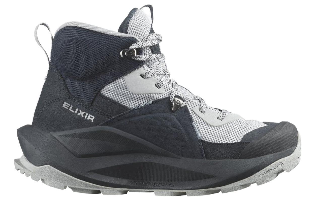 Order SALOMON Elixir 運動舒適 防滑耐磨 高幫 戶外功能鞋 女款 灰色