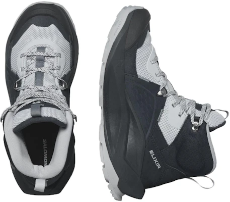 SALOMON Elixir 運動舒適 防滑耐磨 高幫 戶外功能鞋 女款 灰色 Lookbook SALOMON Elixir 運動舒適 防滑耐磨 高幫 戶外功能鞋 女款 灰色