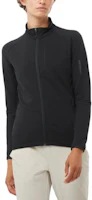 Lookbook (W) Salomon Essential 黑色保暖長袖全拉鍊外套 LC2225100